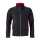 James & Nicholson JN1122 Mens Zip-Off Softshell Jacket black/red Grösse L