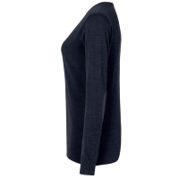 Hakro 134 Damen-V-Pullover Merino Wool