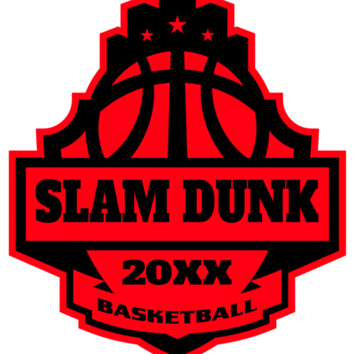 SLAM DUNK Basketball Logo Template Miniaturansicht