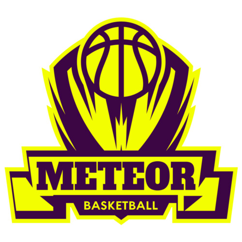 Meteor Basketball Logo Template Miniaturansicht