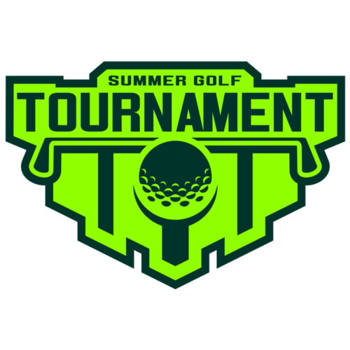 Tournament Summer golf logo template Miniaturansicht