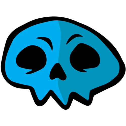 Elements Skull logo template 02 Miniaturansicht
