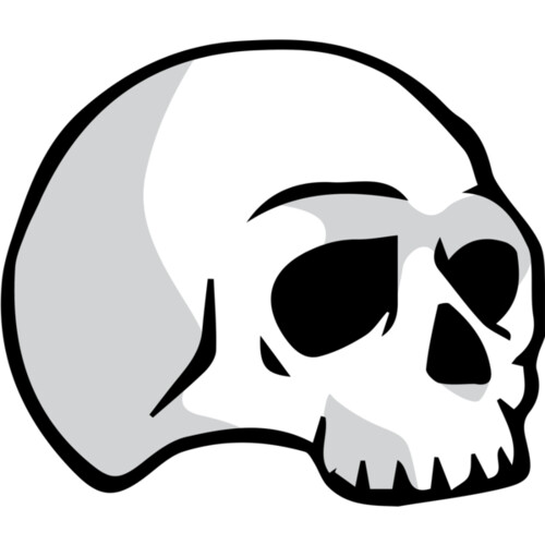 Elements Skull logo template 03 Miniaturansicht