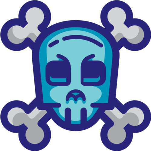 Elements Skulls logo template 161 Miniaturansicht