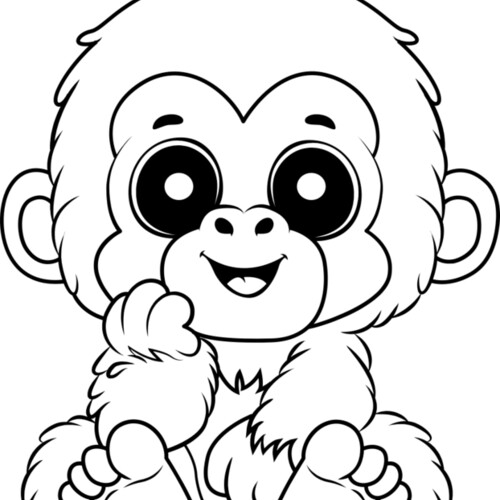 Gorilla   Clipart 3 Miniaturansicht