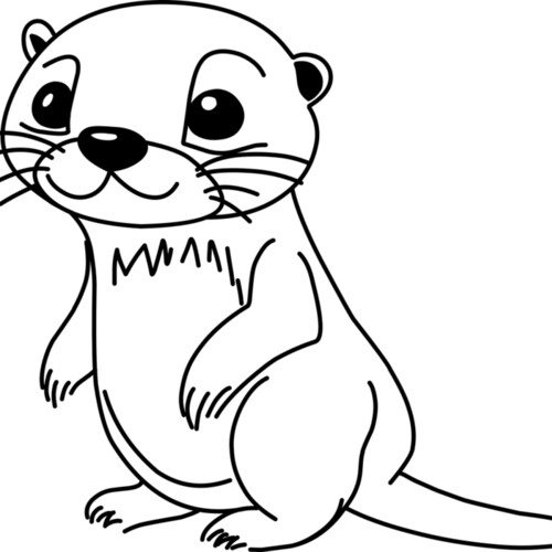 Otter   Clipart 1 Miniaturansicht