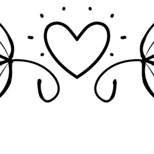 Botanical Heart Flourish Miniaturansicht