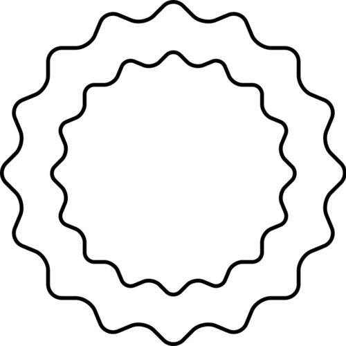Scalloped Seal Frame Miniaturansicht