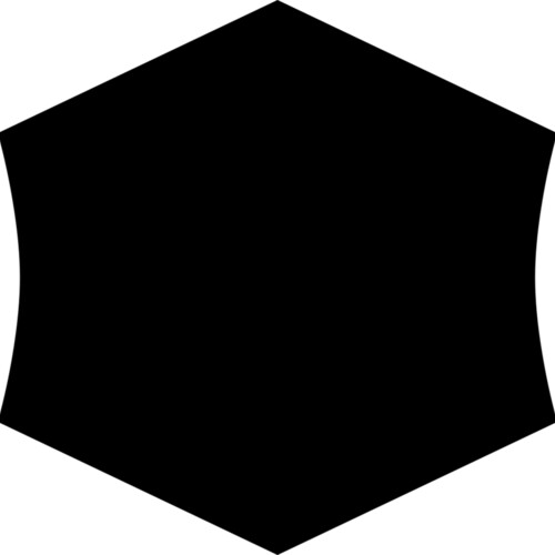 Irregular Hexagon Badge Miniaturansicht