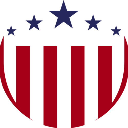 Round Patriotic Shield Miniaturansicht