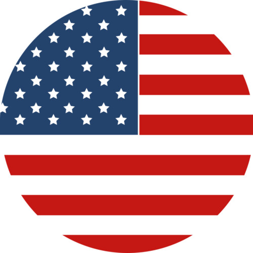 US Flag in Circle Miniaturansicht
