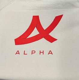 logo druck alpha