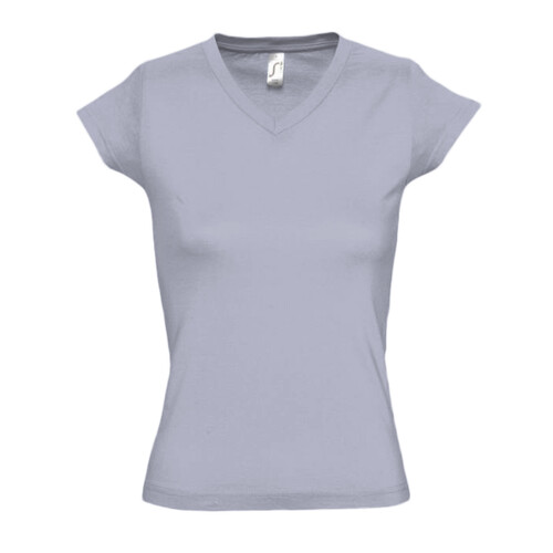 Basic V Neck T-Shirt Women (moon) Miniaturansicht