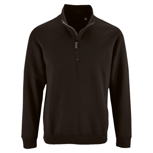 Basic Zip Neck Sweatshirt Miniaturansicht