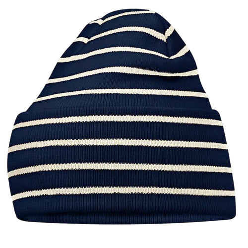 Beechfield Original Deep Cuffed Striped Beanie Miniaturansicht