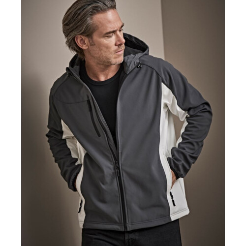 Herren Kapuzen 3-Lagen Softshell Jacke Miniaturansicht