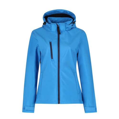 Damen 3-Lagen Kapuzen Softshell Jacke "Venturer" Miniaturansicht