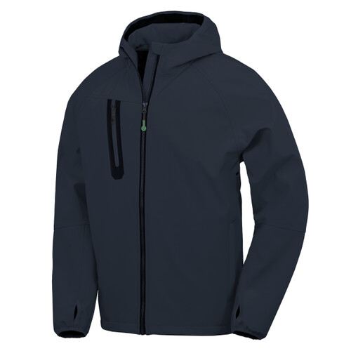 Unisex 3-Lagen Kapuzen Softshell Jacke Miniaturansicht