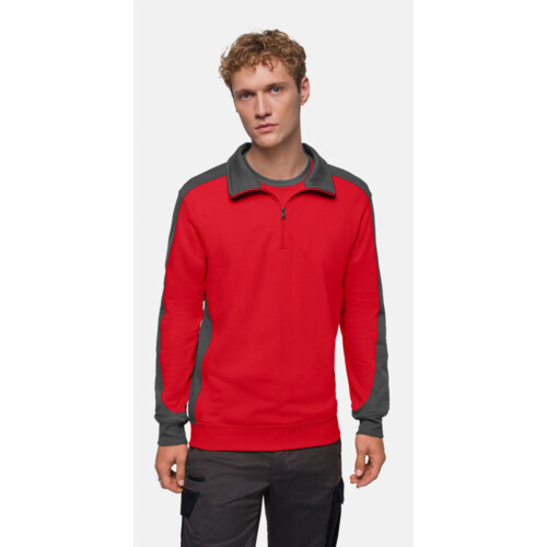 Zip-Sweatshirt Contrast MIKRALINAR® Miniaturansicht