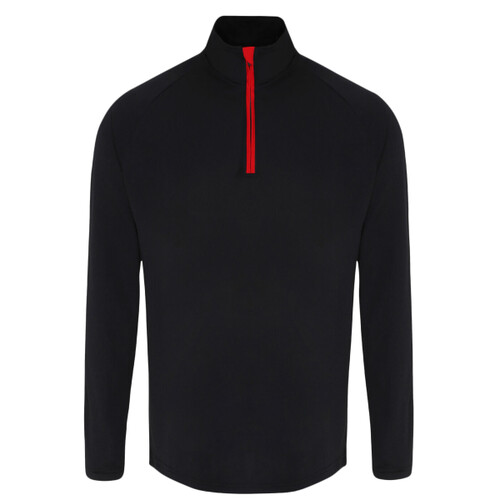 Men's TriDri® long sleeve performance ¼ zip top Miniaturansicht
